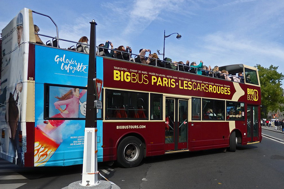 BIGbus Paris hop-on hop-off bus tour • Paris Tickets