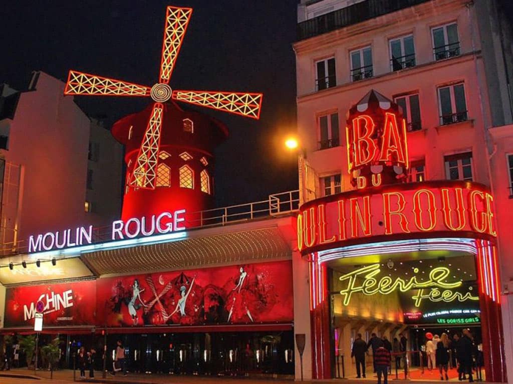 Moulin Rouge Paris Cabaret Show Windmill
