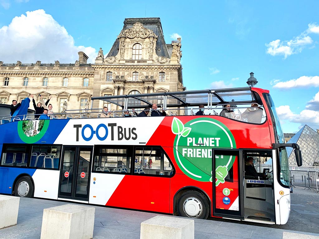 tootbus paris hop-on hop-off bus tour • Paris Tickets